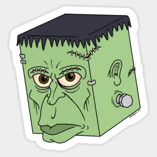 Frankencube Sticker